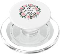 80 Years Loved Women Men 80 Years Old Cool 80th Birthday PopSockets PopGrip para MagSafe