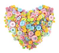 800-1200 PcsBotones Decorativos para Ropa, Botones de Colores para Manualidades, Botón de Resina, Botones de Costura Redondos para coser, manualidades, jeans, cárdigans (mezcla de colores 1)