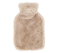 800 / 1800ml Peluche Faux Piel Mano Calentador Invierno Botellas de Agua Caliente Pura Cubierta Natural Acogedor Cubierta Gris Cuello Trasero Cama Cama Mano Cálido 688 (Color : Coffee 800 ML)