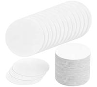 800 filtros de café, 64 mm, filtros de papel blanco sin blanquear, filtro de café de papel redondo compatible con aeropress máquinas de espresso accesorios