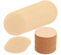 800 filtros de café compatibles con papeles de filtro Aeropress, filtros de café redondos sin blanquear de 2.5 pulgadas, papeles de filtro de café de repuesto para cafeteras Aeropress