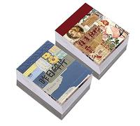 800 Hojas Álbum de Recortes de Papel Decorativo, Papel Scrapbooking Vintaje, Fondo Scrapbook, DIY Scrapbooking, para Album Scrapbook Tarjetas de Felicitación Journal Card, 2 Estilos