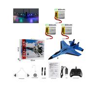(800 mAh azul 3B) Avión RC SU-35 de 800 mAh, edición mejorada, batería grande, modelo de vuelo RC, planeadores,