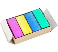 800 piezas de mini grapas de color para bricolaje, para tienda de bricolaje, grapadoras de libros, grapas de color, para oficina, suministros escolares (24/6 mm)