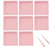 800 Piezas Microcepillos Aplicadores Desechable, Microcepillos para Pestañas y Microaplicadores, Mini Microbrush Pestañas Extensión Desechable, Ultrafeine Bastoncillos, para Limpieza, Maquillaje