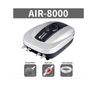 (8000) Pond Air Pump Aerator Kit For Koi Ponds Up To 1000 Gallons With Double Outlet Airline Tubing And Air Stones Oxygenation