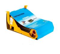 800017-240 Cinta de color compatible con impresoras de tarjetas de identificación Zebra P100i P100M P110i P120i 800017-240 YMCKO Ribbon 200 imágenes