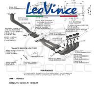 80012 Set Colectores LEOVINCE beta RR 50 Motard / Sport / Track 2018