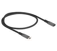 80021 Cable Bidireccional USB C Hembra,USB C Enchufe Dorado DELOCK