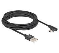 Cable USB 2.0 Delock Tipo-A macho a USB-C macho de 3 m negro