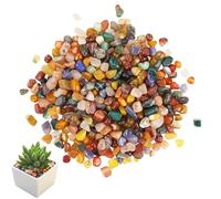 800g Piedras Preciosas Mixtas,11mm - 13 mm Piedras Preciosas Pequeñas,Guijarros para Acuario,Grava de Cristal Natural Pequeña,para Decoración del Hogar,Juegos,Joyas DIY y Búsqueda del Tesoro