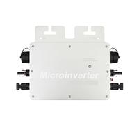 800W 700W Grid Tie Micro Inversor Solar 230VAC Micro Inversor MPPT Operando 20-50V con WiFi Monitor IP65 A Prueba De Agua(Silver 700W)