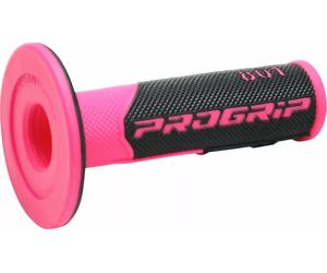 801 Hybrid PRO GRIP perillas cruzadas de doble densidad negro, rosa fluoresce...