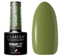 802 Green UV Esmalte de uñas 5 ml Claresa