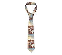 803 Corbatas De Hombre El Casco Antiguo De Valencia España Diseño Corbata De Negocios Accesorios Ropa Hombre Corbata Estrecha Para Hombre Moda Tie Hombres 'S, Para Oficina, De Graduación, Fiesta