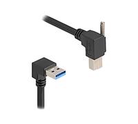 80481 Cable 1m Negro 26AWG,27AWG 5Gbps ØLethg: 5,8mm atornillable DELOCK