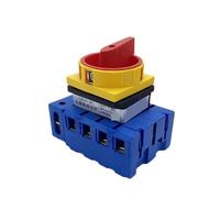 80A Isolator Disconnect Switch LW30-80/5P Three-phase Five Wire Load Isolation Power Cut-off Silver Rotary Cam Siwtch Industrial Switches