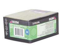 80C20M0 LEXMARK 802M CARTUCHO DE TÓNER MAGENTA