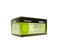Lexmark 80C2SC0 Tóner cian Original 802SC