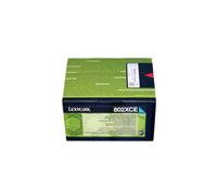 80C2XCE LEXMARK 802XCE CARTUCHO DE TÓNER CIAN