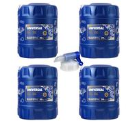 80L Mannol Universal 15W-40 Api Sn / CH-4 Aceite motor MN7405-20 Incl. Grifo
