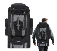 80L Mochila de Senderismo Hombres Mujeres Mochila Trekking Ligera Mochilas de Marcha Resistente al Agua Mochila de Viaje Multifunción Mochila de Deporte para Camping Excursiones Acampadas Montaña