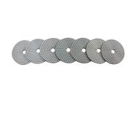 80mm-200mm Diamond Polishing Pad Wet Abrasive Tool for Sanding Stone Marble Granite Countertop Pack of 7 Pcs 3/4/5/6/7/8 Inch, 7 PCS_5 INCHES(7 Pcs-7 Inches,Mix Grit)