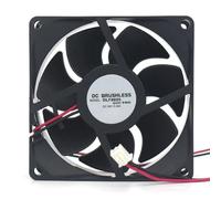 80mm chassis fan,DLF8025 12V 0.38A 8025 8CM 2-Wire 2Pin High Speed Strong Wind Silent DC Cooling Fan