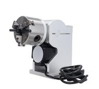 80mm Chuck Rotating Shaft CNC Milling Machine | D80C Model High Accuracy Ball Screw Drive | Universal Fixture for Engraving/Cutting/Marking | DC 24V