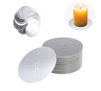 80PCS Goteo para Velas, Protector Goteo Velas Cera 8 Cm, Cubre Velas Desechables para Procesiones, Navidad Y Ceremonias, Protector De Goteo Velas Cono para Seguridad Y Limpieza En Eventos Especiales