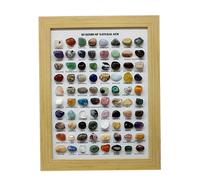 80pcs Mineral Stone Specimen Unique Educational Rock Collection for Office Decor