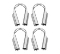 80PCS Stainless Steel Marine Thimble Para Cables