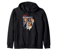 80s 90s JRT Dog Lover Heavy Metal Rock Jack Russell Terrier Sudadera con Capucha