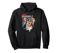 80s 90s JRT Dog Lover Heavy Metal Rock Jack Russell Terrier Sudadera con Capucha