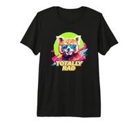 80s 90s Totally RAD Retro Vintage Red Panda Lover Camiseta Premium