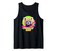 80s 90s Totally RAD Retro Vintage Red Panda Lover Camiseta sin Mangas