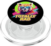 80s 90s Totally RAD Retro Vintage Red Panda Lover PopSockets PopGrip para MagSafe