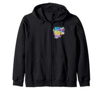 80s Baby But 90s Made Me Vintage Colorful Party Theme 90s Sudadera con Capucha