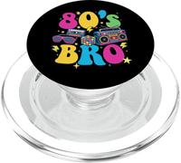 80's Bro - Retro 80s Throwback Vintage Party Música de los 80 PopSockets PopGrip para MagSafe