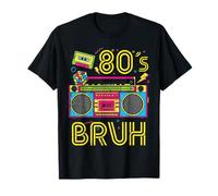 80s Bruh Boombox Retro Radio Stereo Music Hombres Mujeres Niños Camiseta