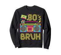 80s Bruh Boombox Retro Radio Stereo Music Hombres Mujeres Niños Sudadera