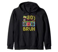 80s Bruh Boombox Retro Radio Stereo Music Hombres Mujeres Niños Sudadera con Capucha