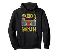 80s Bruh Boombox Retro Radio Stereo Music Hombres Mujeres Niños Sudadera con Capucha