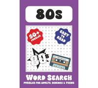 80s Culture Word Search Puzzle Book: Word Searches with Easy to Read Print about 80s Music, Culture, Sayings and More | 6x9 inches, 110 pages | 50+ ... Gift for Vacations, Holidays and Free Times