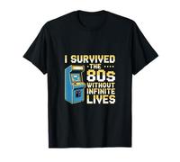 80s Gaming Nostálgico Arcade Juegos Retro Gamer Camiseta