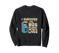 80s Gaming Nostálgico Arcade Juegos Retro Gamer Sudadera