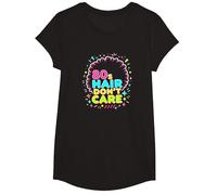 80s Hair Don't Care - Declaración de Moda Retro para Mujer Camiseta, Niñas, Negro, Mediano
