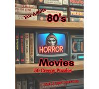 80s Horror Movie Word Search: 50 Creepy Puzzles for Adults (Large Print)