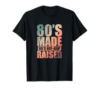 80's Made 90's Hip Hop Raised Género de música Camiseta