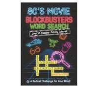 80's Movie Blockbusters Word Search: Word Searches with Easy to Read Print about 80's Movie Blockbusters, Famous Actors and More. | 6x9 Inches, 124 ... Gift for Vacation, Holidays and Free Times.